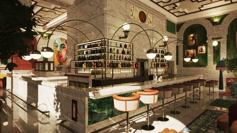 The Bank at Amador, a new private social club, eyes summer opening in historic FiDi building